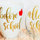 Before and After School Glasses | $20 | Etsy